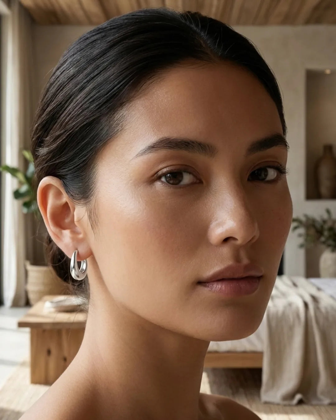 Maren Chunky Hoop Earrings Essential