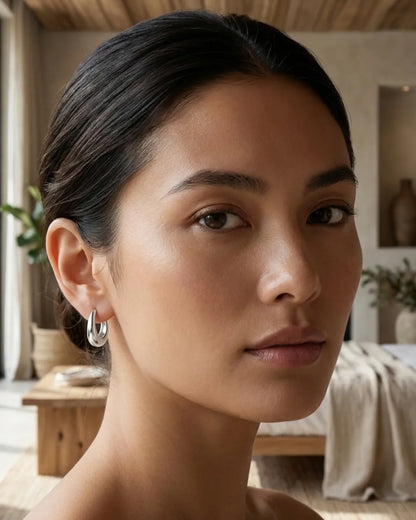 Maren Chunky Hoop Earrings Essential