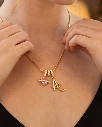 Amélie Initial Pendant Necklace