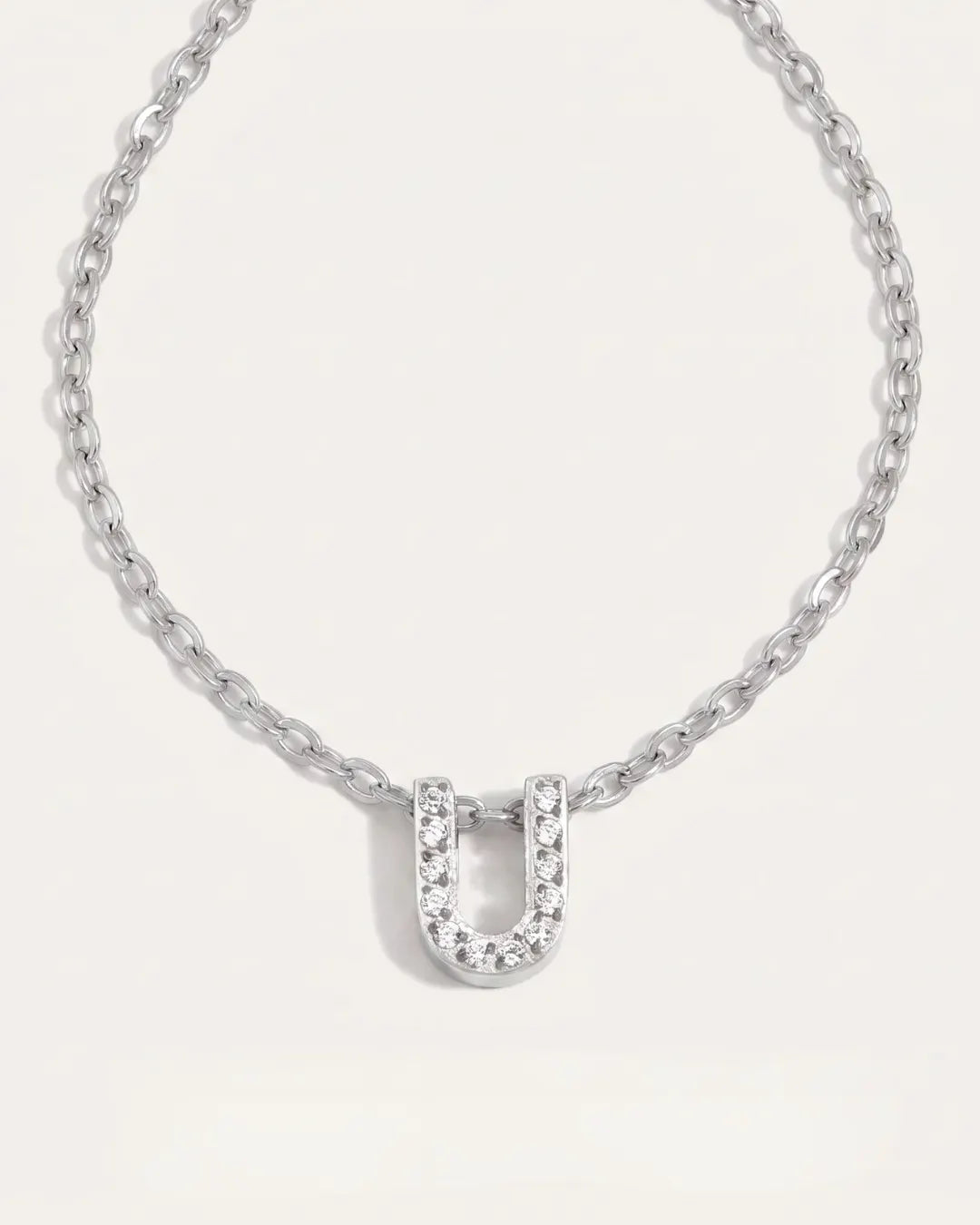 Aurelia Pavé Initial Necklace Brilliance