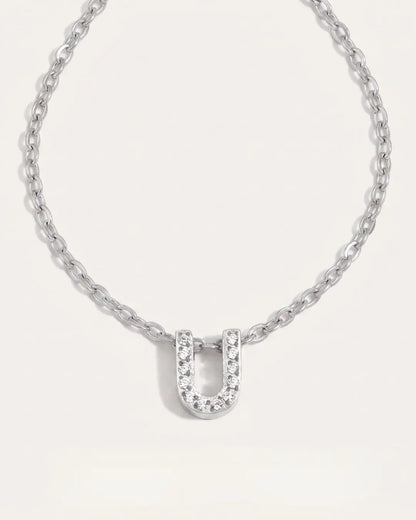 Aurelia Pavé Initial Necklace Brilliance