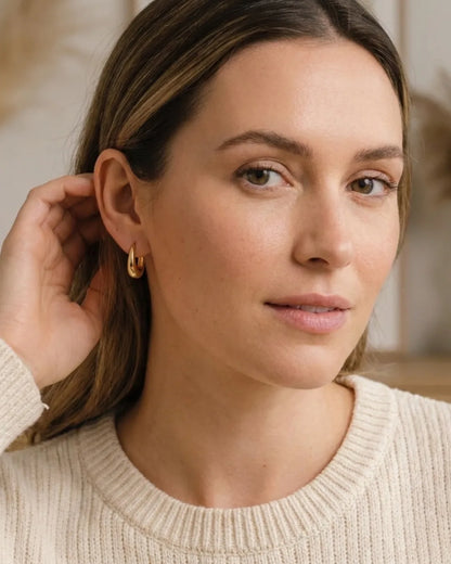 Maren Chunky Hoop Earrings Essential