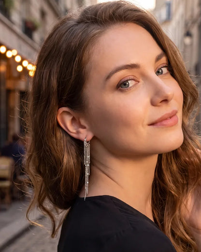 Celestine Tassel Earrings Elegance