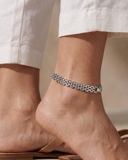 Marcella Chunky Chain Anklet Luxe