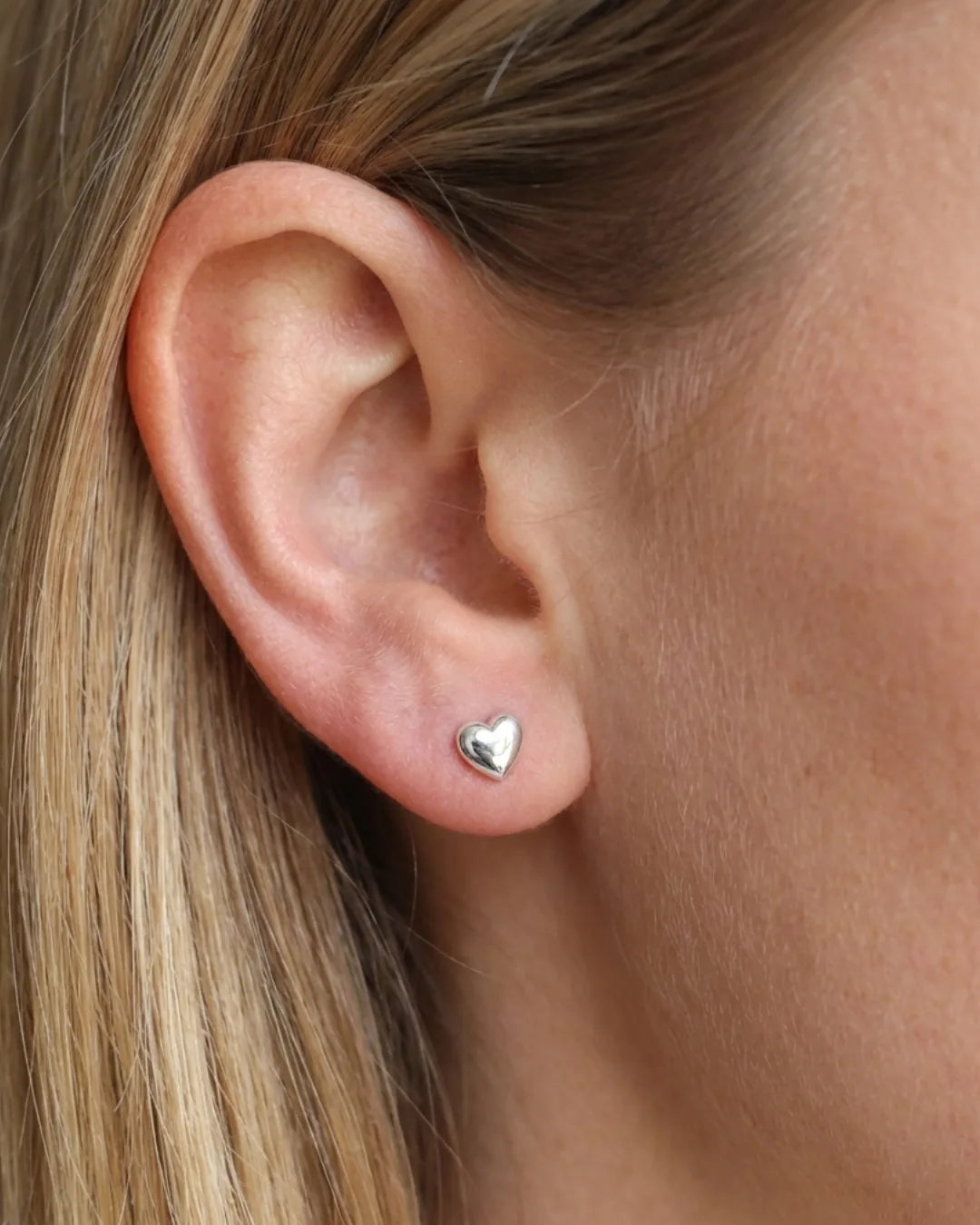 Colette Heart Stud Earrings Timeless