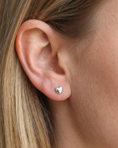Colette Heart Stud Earrings Timeless
