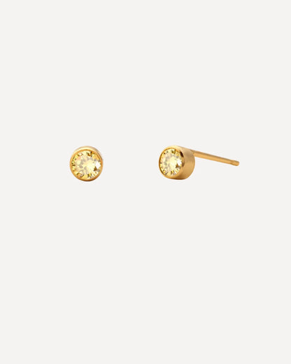 Birthstone Diamant Studs